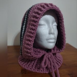Handmade Crochet Hoodie/ Balaclava/ Hat